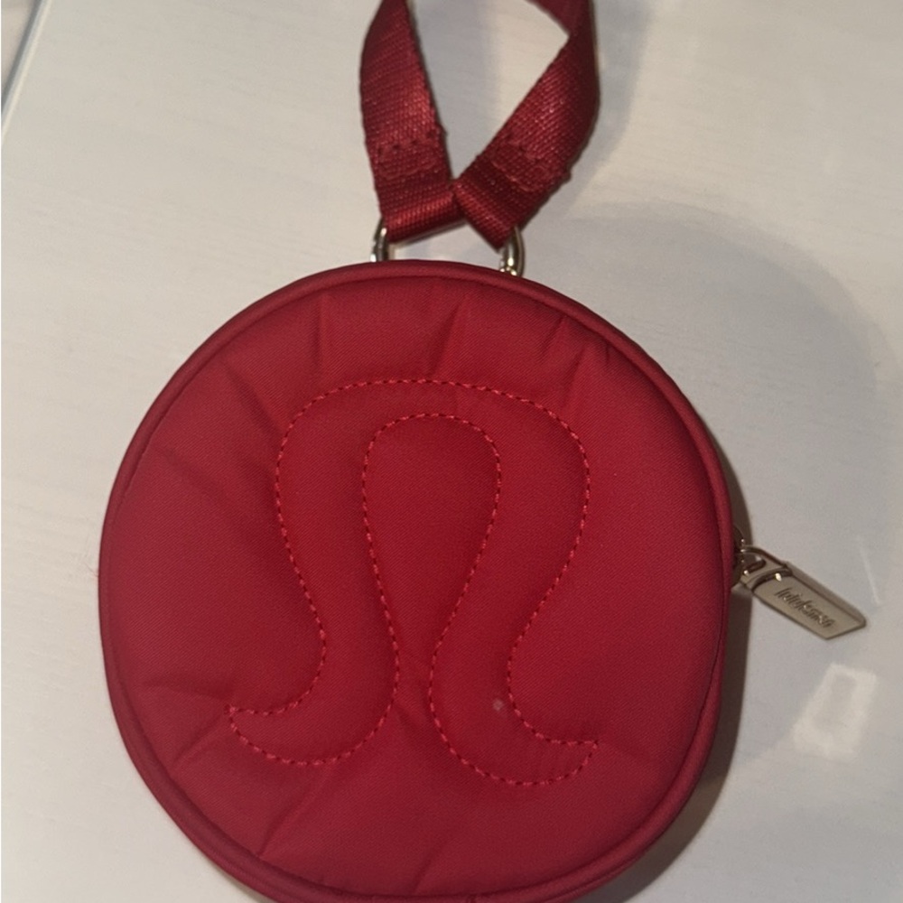 RARE Lululemon LNY Red/Gold Round Pouch